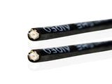 Van Damme 75 Ohm Plasma Grade Hi-Resolution Miniature Video Coaxial Cable, Black 268-408-000 2 Metre / 2M