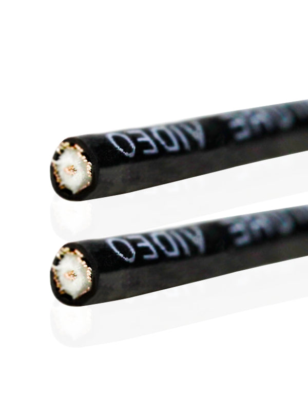 Van Damme 75 Ohm Plasma Grade Hi-Resolution Miniature Video Coaxial Cable, Black 268-408-000 4 Metre / 4M