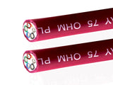 Van Damme Red Series Plasma Grade Mini Coaxial Video Multicore Cable 5 Way 75 Ohm 268-305-020 15 Metre / 15M