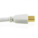 Cablesson weißes Gold überzogenes Verbindungsstück Mini Display Port zu HDMI Adapter-Kabel Mini-DP zum HDMI - Packung mit 2