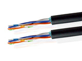 Van Damme Tourcat Cat 5E Flexible Stranded Conductor Cable F/UTP, Black 268-450-000 1 Metre / 1M
