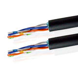 Van Damme Tourcat Cat 5E Flexible Stranded Conductor Cable F/UTP, Black 268-450-000 6 Metre / 6M