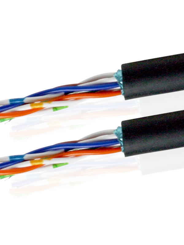 Van Damme Tourcat Cat 5E Flexible Stranded Conductor Cable F/UTP, Black 268-450-000 12 Metre / 12M