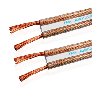 Van Damme 2 x 2.5mm Audio Twin Interconnect Speaker Cable (Total Definition Directional Hi-Fi) 268-502-000 12 Metre / 12M