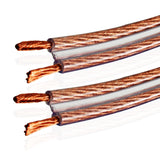 Van Damme 2 x 4.0mm Audio Twin Interconnect Speaker Cable (Total Definition Directional Hi-Fi) 268-504-000 1 Metre / 1M