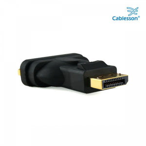 DisplayPort to DVI Multimode Adapter Full HD resolution |1080p |24 cart gold-plated contacts | Graphics cards | Apple and PC | Projector | Monitor