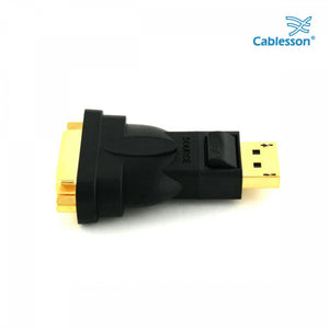 DisplayPort to DVI Multimode Adapter Full HD resolution |1080p |24 cart gold-plated contacts | Graphics cards | Apple and PC | Projector | Monitor