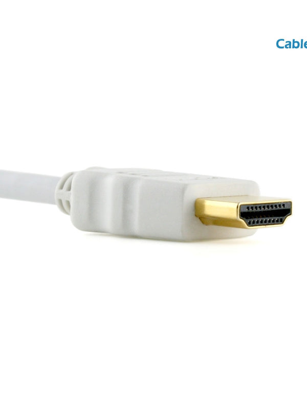 Basic 0.5m / 0.5 Metre High Performance HDMI Cable - White