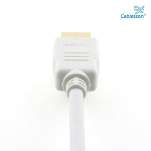 Basic 0.5m / 0.5 Metre High Performance HDMI Cable - White