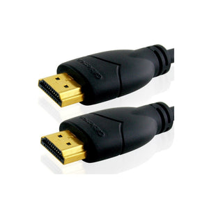 CablessonBasics 2M (2 Meter) High Speed HDMI Cable with Ethernet - (Latest 1.4a Version, 15.2Gbps) Gold HDMI to HDMI Cable with ETHERNET Compatibility, FULL HD, 1080P, 2160p, LCD, PLASMA & LED TV's, 3D TVS, Supports Dolby TrueHD