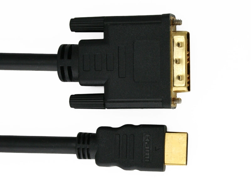 Basic 2m High Performance DVI to HDMI Cable - 1080p (Full HD) / v1.3 / Video / DVI / 24k Gold Plated