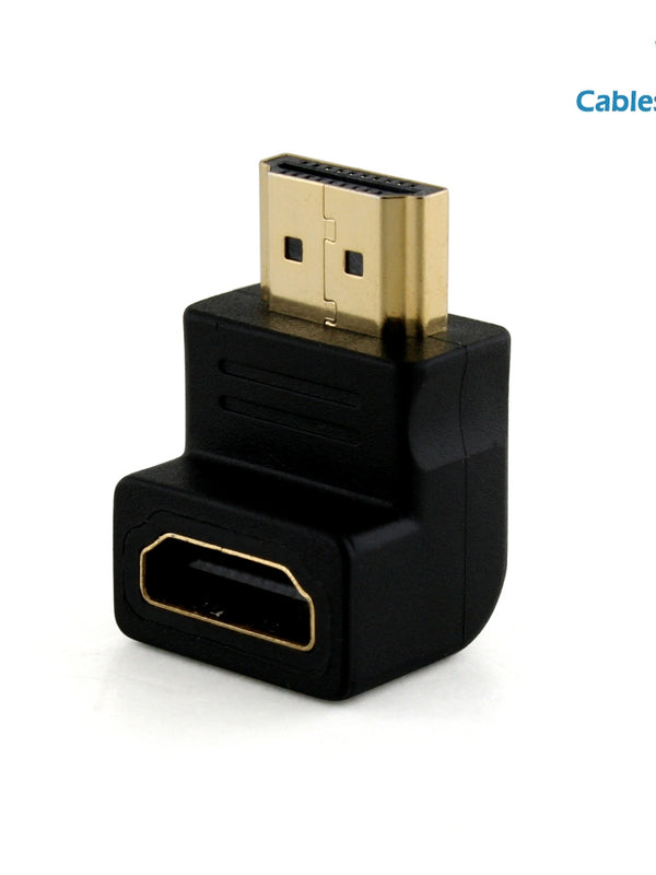 Basic - 90 Degree - Right Angle HDMI Adapter - High Speed - 1080p - 3D Enabled