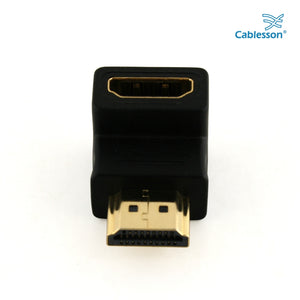 Cablesson - Grund 90 Grad rechtwinklig HDMI Adapter High Speed 1080p 3D Aktiviert