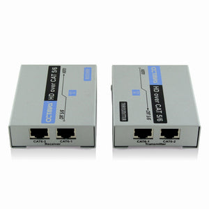 Octava HDCATIR-UK - HDMI + IR HDMI over CAT 5/6 Extender - Full HD, 1080p, 3D Support, RJ45, UTP, HDCP, EDID, BALUN, Infra Red, Long Range, Dolby TrueHD, DTS Master Audio supported, Extender Kit, Network Cable, HDTV ** WITH IR CONTROL FUNCTION ***