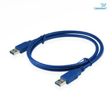 Cablesson - USB 3.0 A Cable - 1-5m - Stecker auf Stecker - Blau