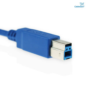 Cablesson - USB 3.0 A auf USB B 1-5m - Stecker auf Stecker - Blau