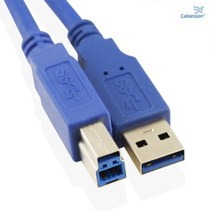 Cablesson - USB Version 3.0 A Stecker auf B Stecker - 2 m