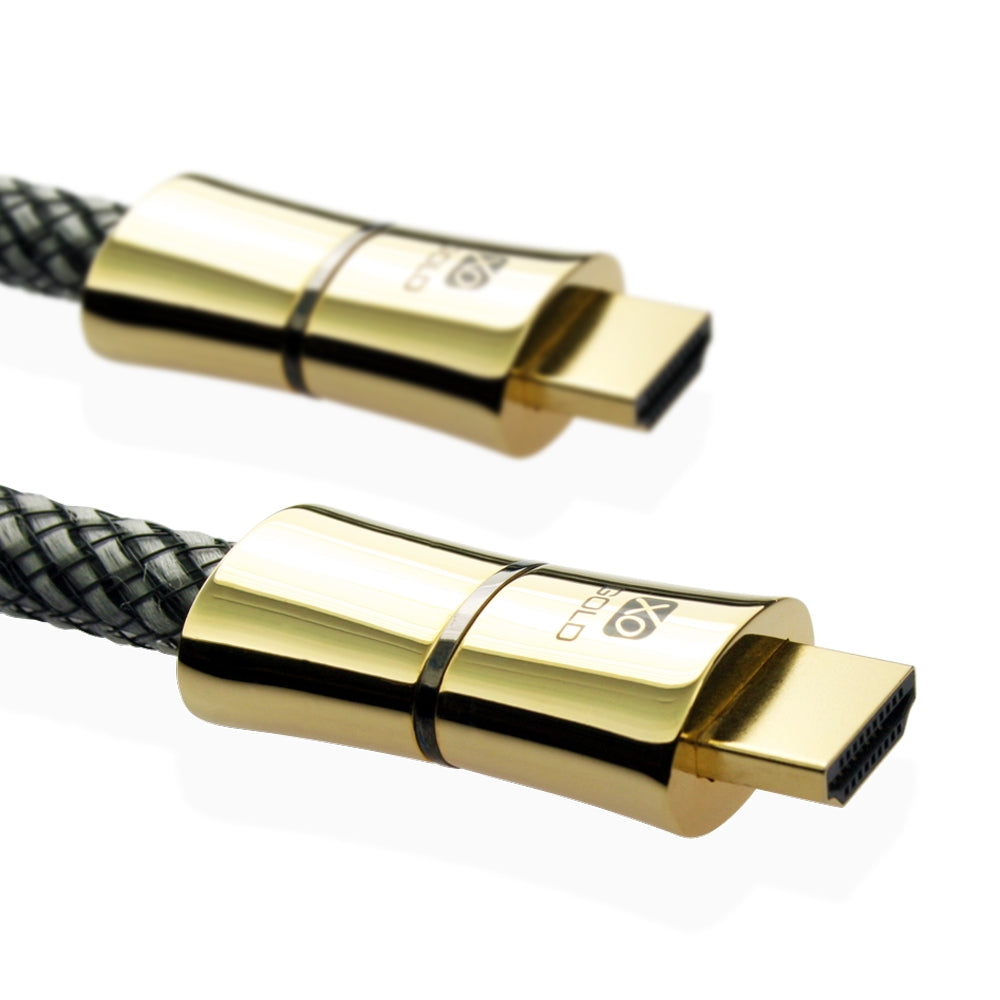 XO GOLD EDITION - 1m / 1 Metre HDMI Cable with Ethernet for XBOX 360, SONY PLAY STATION 3 (PS3), DVD, BLU-RAY, HDTV *FULL HD 4k2k New 1.4 Version High-Speed with ETHERNET and 3D 10.2GPS* Sound & Vision