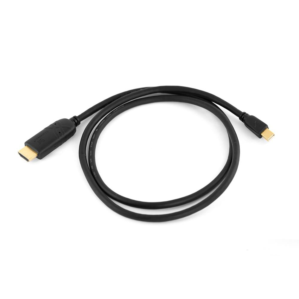 Cablesson - Mini DisplayPort to HDMI Adapter Cable - 1-3m - Male to Male - Schwarz