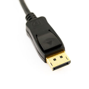 Cablesson - DisplayPort to HDMI Female Adapter - Active - Black