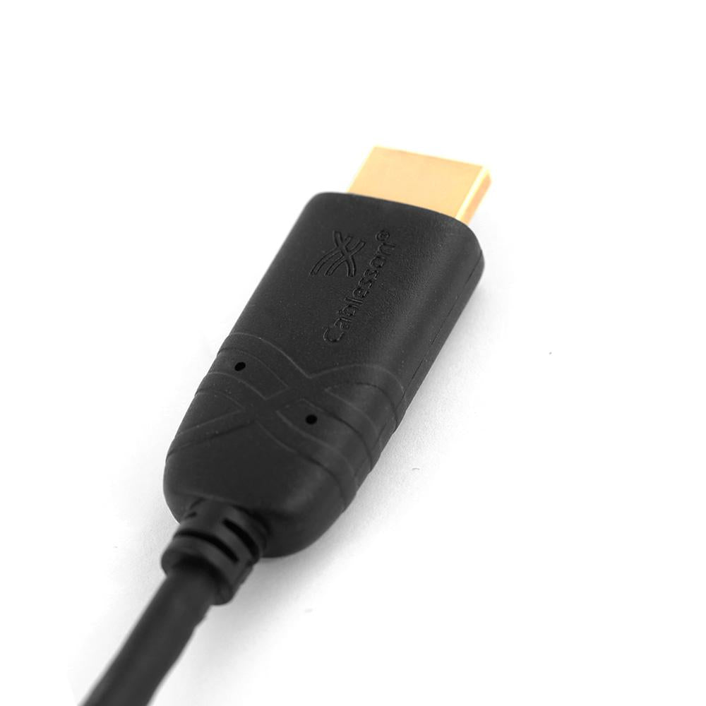 Cablesson Mini Displayport auf HDMI-Kabel (Stecker auf Stecker) - 1M - Schwarz