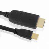 2m - Mini Displayport auf HDMI Kabel von Cablesson - ( VIDEO Adapterkabel für Apple MacBook Unibody / Apple iMac / Pro / Air & PC mit Mini Displayport Anschluss) ** Unterstützt Audio und neuen Thunderbolt Anschluss ** Full HD 1080p - 24k vergoldete Stecker (Schwarz)