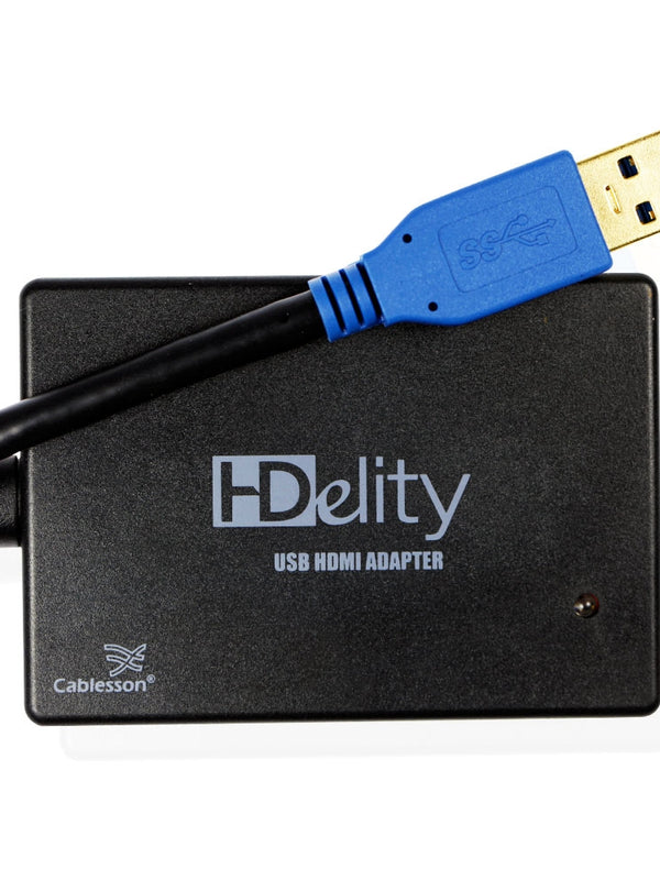 Cablesson HDelity USB 3.0 TO HDMI Converter / Adapter Cable - 1080p Full HD ready , External Videocard , Multi Display Adapter Windows 7