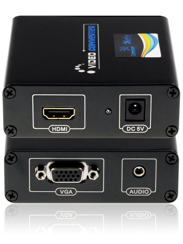 Cablesson HDelity HDMI to VGA + Audio Converter - Lifetime Warranty