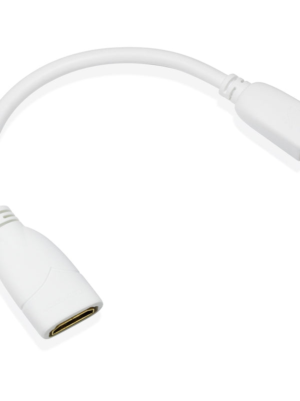 Apple Mini DVI to HDMI Cable Adapter by Cablesson for Apple Mac, Macbook, iMac, PowerBook G4, 1080p, RoHS, HDtv, Projector, LCD, LED, Converter