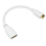 Apple Mini DVI to HDMI Cable Adapter by Cablesson for Apple Mac, Macbook, iMac, PowerBook G4, 1080p, RoHS, HDtv, Projector, LCD, LED, Converter