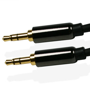 XO Premium Series 3.5mm Stereo Klinkenkabel - 2m (Ideal für iPod, iPhone 3G, 3GS, 4G and 5 mp3 player und Autoradio (aux In))