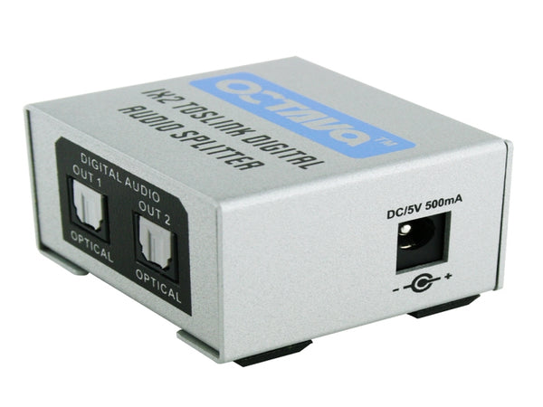 Octava Toslink12- UK 1x2 Digital Optical Toslink Audio Splitter