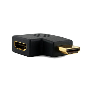 Cablesson Vertical Flat Left 270 Degree HDMI Adapter (24K Gold Plated v1.3, v1.4 & 2.0 supported 1080p Full HD) - High Speed - 2160p, 4k2k - 3D Enabled Blu-ray SkyHD VirginHD Blu-ray LED LCD HDtv