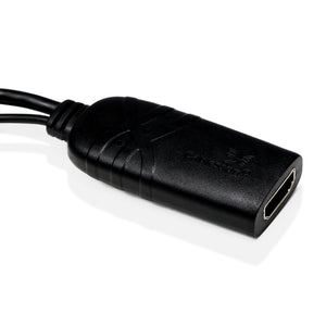 Cablesson - MHL Adapter HDMI-Kabel mit Ethernet - Schwarz - 1m