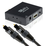 Cablesson HDElity HDMI Audio Extractor + 1m XO Digital Optical Cable suitable for PS3, Sky, Sky HD, LCD, LED, Plasma, Blu-ray, Home Cinema Systems, AV Amps
