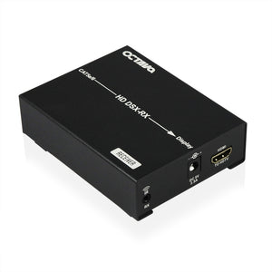 Octava HDMI over LAN/IP Extender (Reciever) with optional IR Passthru - Cat5e / Cat6 / RJ45 network cable - BALUN - 1080p (90m) / 1080p Full HD - LAN NETWORK (TCP/IP) - HD OVER IP - 3D Compatible