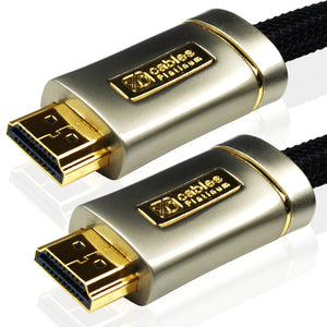 XO Platinum 10m High Speed HDMI Kabel (HDMI Typ A, HDMI 2.1/2.0b/2.0a/2.0/1.4) - 4K, 3D, UHD, ARC, Full HD, Ultra HD, 2160p, HDR - fÃ¼r PS4, Xbox One, Wii, Sky Q, LCD, LED, UHD, 4k Fernsehern - schwarz