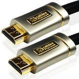 XO Platinum 10m High Speed HDMI Kabel (HDMI Typ A, HDMI 2.1/2.0b/2.0a/2.0/1.4) - 4K, 3D, UHD, ARC, Full HD, Ultra HD, 2160p, HDR - fÃ¼r PS4, Xbox One, Wii, Sky Q, LCD, LED, UHD, 4k Fernsehern - schwarz
