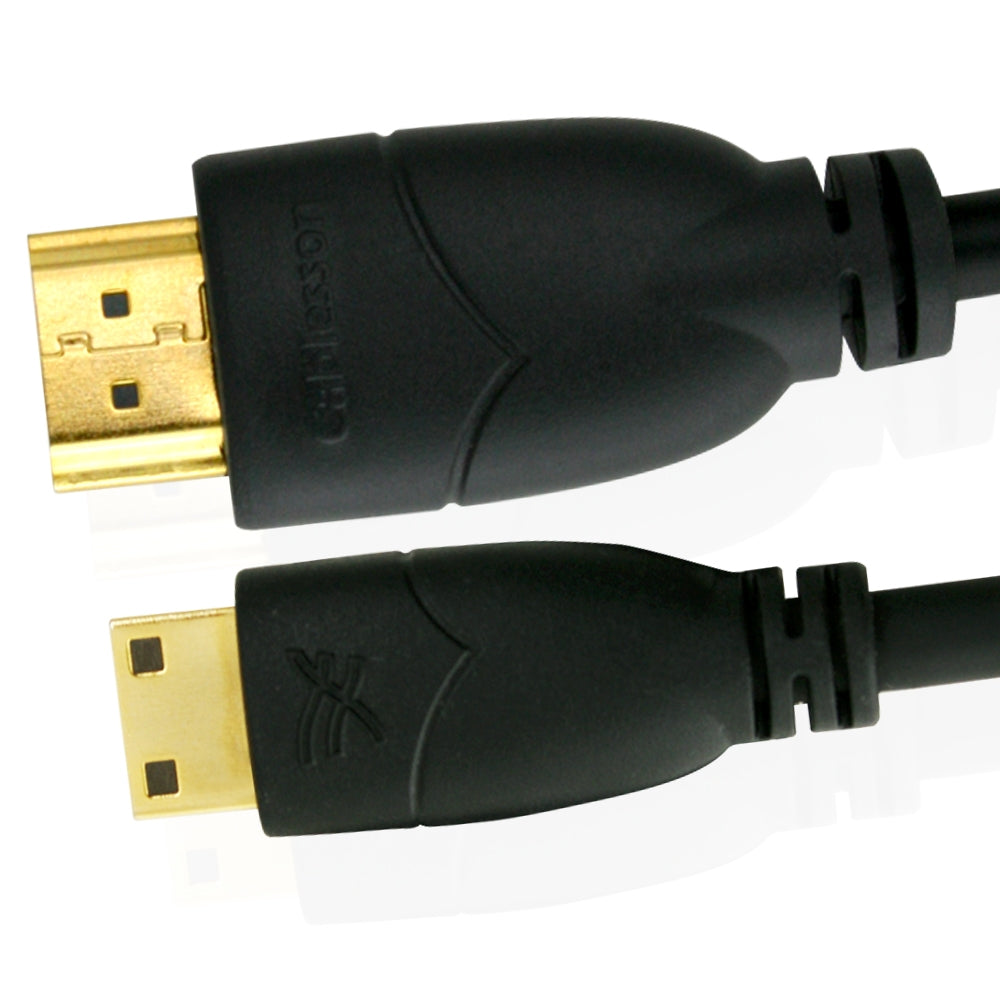 Cablesson Basic Hochgeschwindigkeit 1 M (1 Meter) Mini HDMI to HDMI Kabel mit Ethernet (Neueste Version 1.4a / 2.0) Vergoldete Stecker 3D Full HD 1080p 4k2k Ã¢â‚¬â€œ verwenden mit Panasonic, Sony, JVC, Nikon, Fujifilm Camera und Camcoder perfect um HD GerÃ¤te zu verbinden mit dem Mini HDMI Stecker.