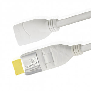 Mackuna Flex Plus 0.2M (0.2 Meter) Erweiterungskabel HDMI mit drehbaren Stecker - Audio - Video **24K Gold** mit Ethernet (Neueste Version 2.0 / 1.4a 21Gbps) 1080p, 4k2k, PS4, XBOX ONE, DVD, Blu-ray, SKY HD, UHD, FULL HD LCD, Plasma & LED TV, 3D TV, ARC, Dolby TrueHD AudioÃ¼bertragung