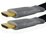 Cablesson Flat 3m High Speed HDMI Kabel (HDMI Typ A, HDMI 2.1/2.0b/2.0a/2.0/1.4) - 4K, 3D, UHD, ARC, Full HD, Ultra HD, 2160p, HDR - fÃ¼r PS4, Xbox One, Sky Q, LCD, LED, UHD, 4k Fernsehern - schwarz