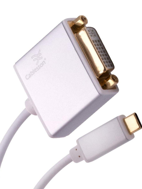 Cablesson - USB Typ C-auf-DVI-Adapter 0.23m - mÃ¤nnlich zu weiblich - 4K @ 30Hz